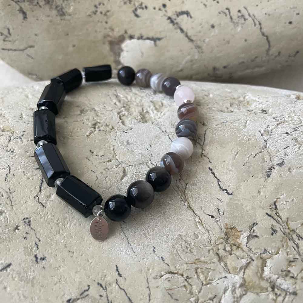 Onyx & Agate bracelet