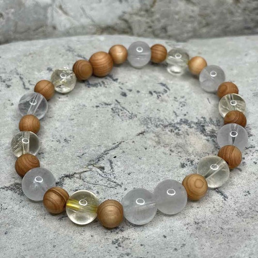 Luminous Clear & Frosted Quartz