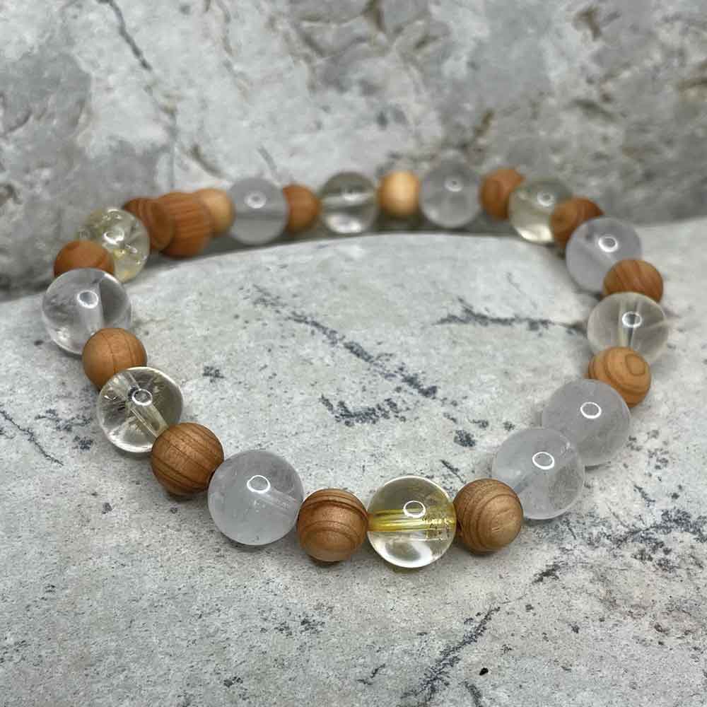 Luminous Clear & Frosted Quartz
