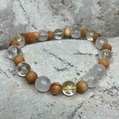 Luminous Clear & Frosted Quartz